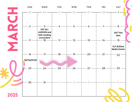 March Calendar